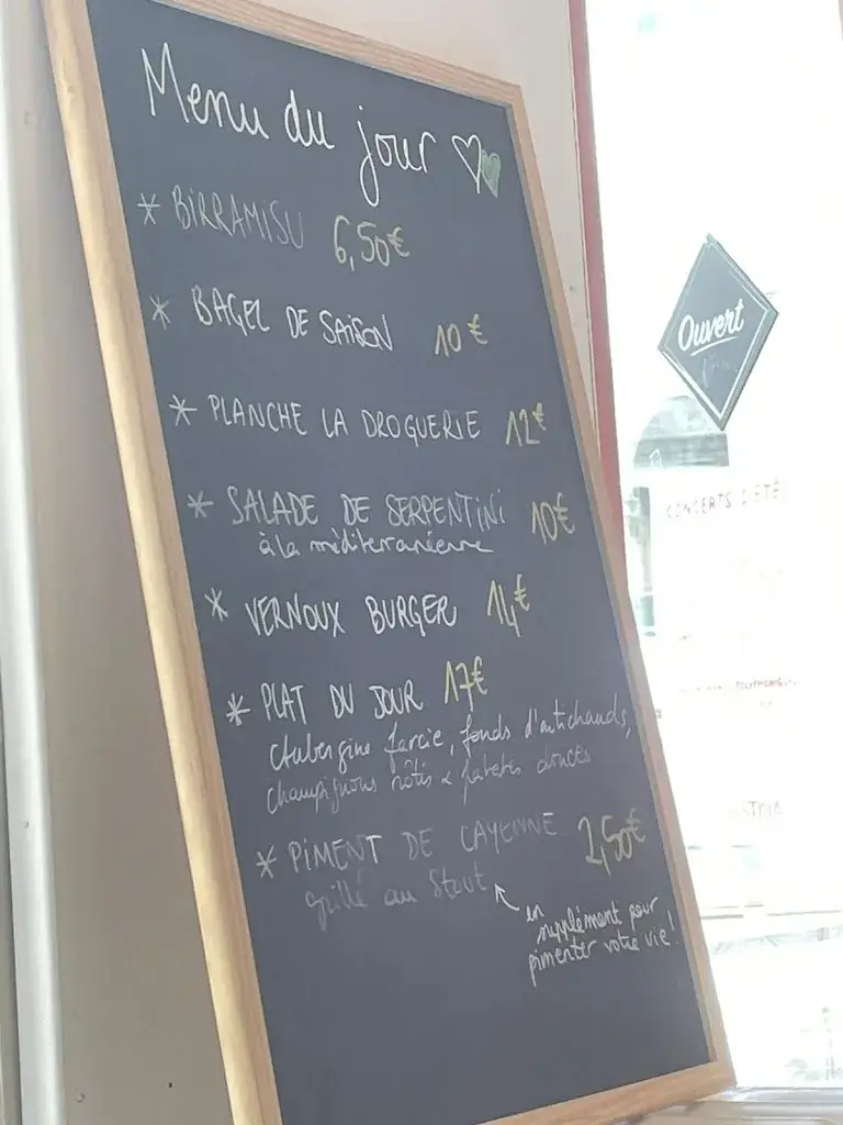 Menu_La Droguerie Café Resto_Vernoux-en-Vivarais_image_1