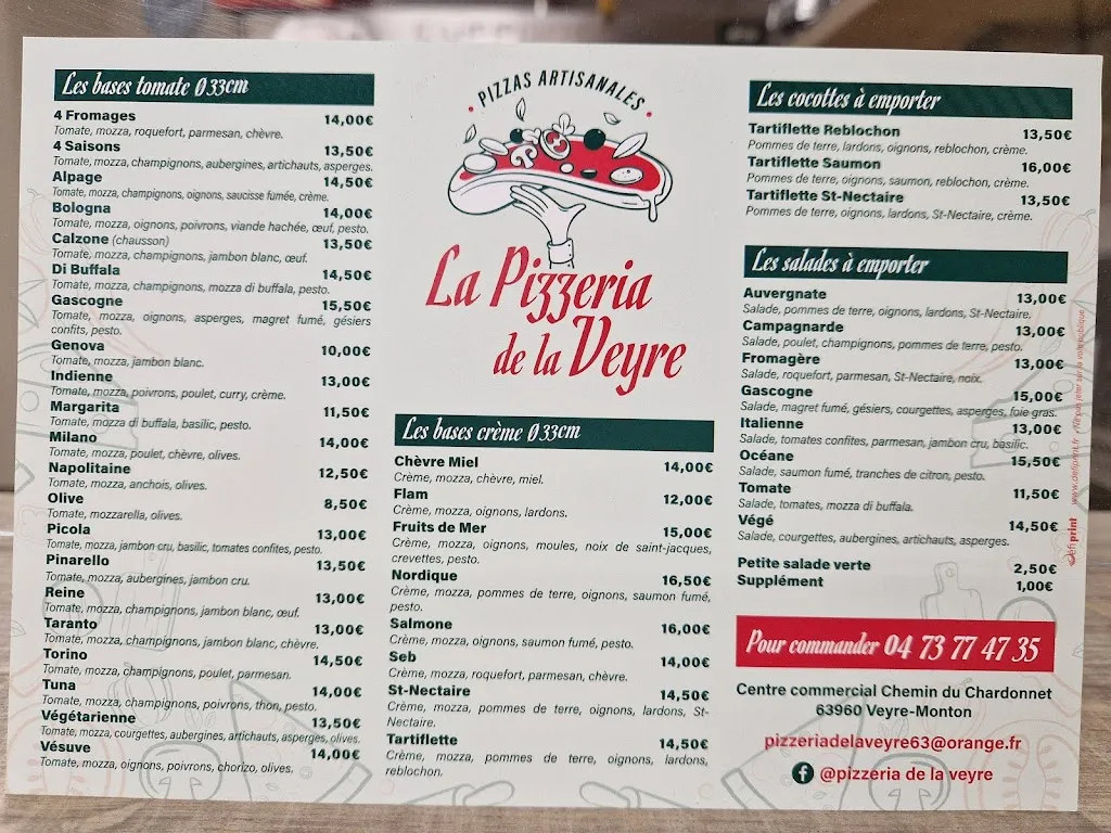 Menu_Pizzeria de la Veyre_Veyre-Monton_image_2