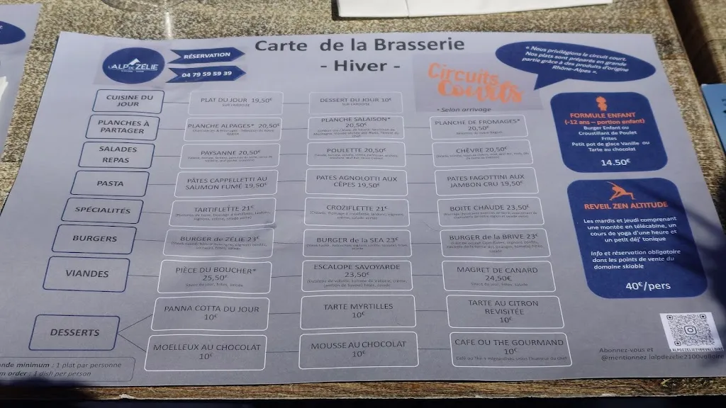 Menu_L'Alp De Zélie 2100 Valloire Galibier_Valloire_immagine_2