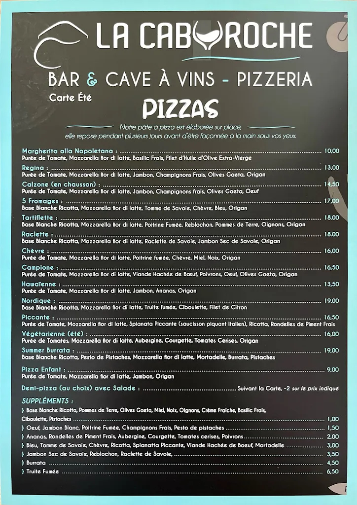 Menu_La Caburoche_Valloire_image_2