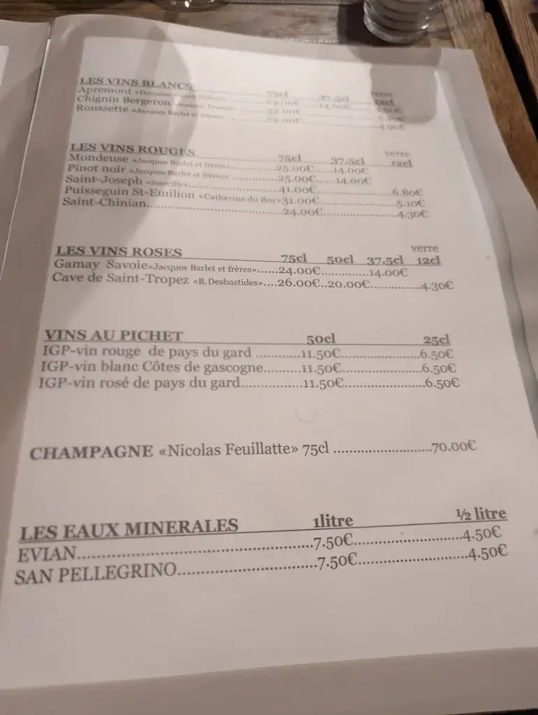 Menu_L'Asile des Fondues_Valloire_image_3