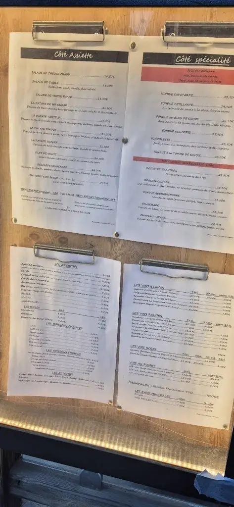 Menu_L'Asile des Fondues_Valloire_image_4