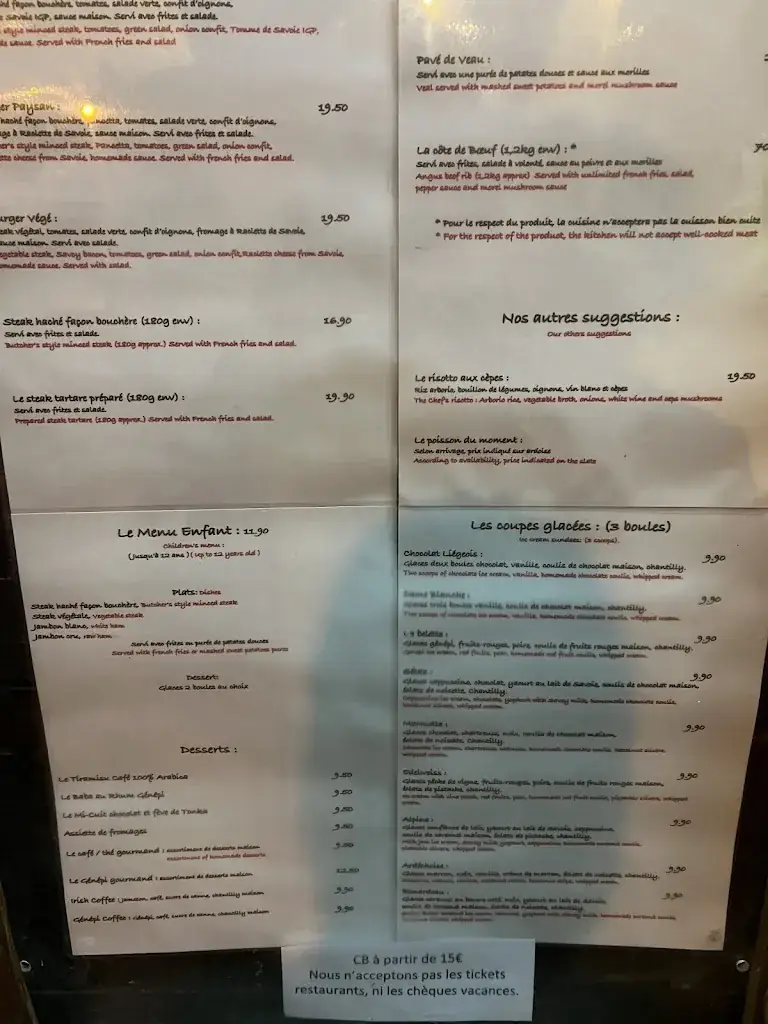 Menu_La Grange_Valloire_immagine_3