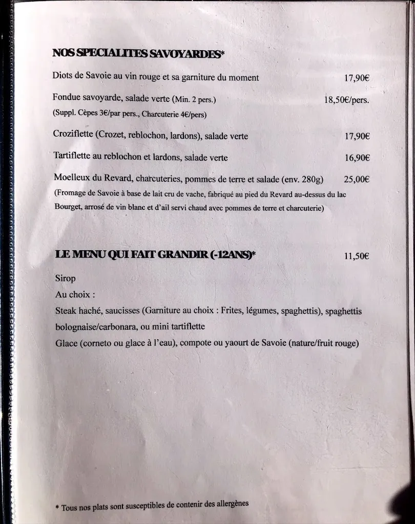 Menu_Restaurant Le Thymel_Valloire_image_2