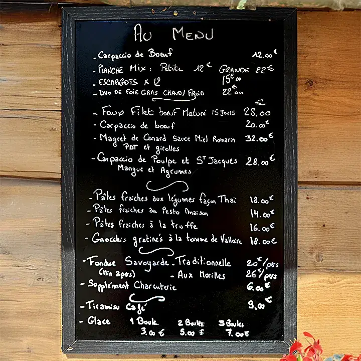 Menu_Au Resto Pasta Grill_Valloire_image_1