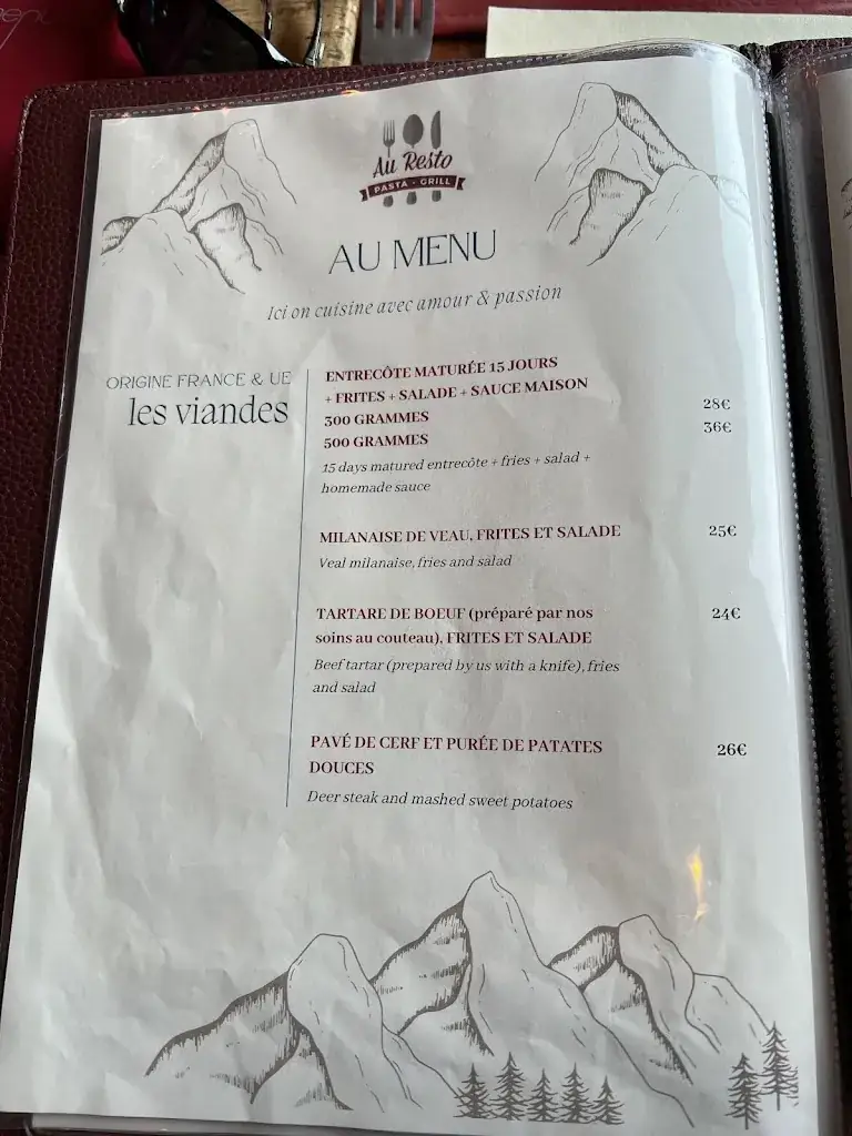 Menu_Au Resto Pasta Grill_Valloire_image_3