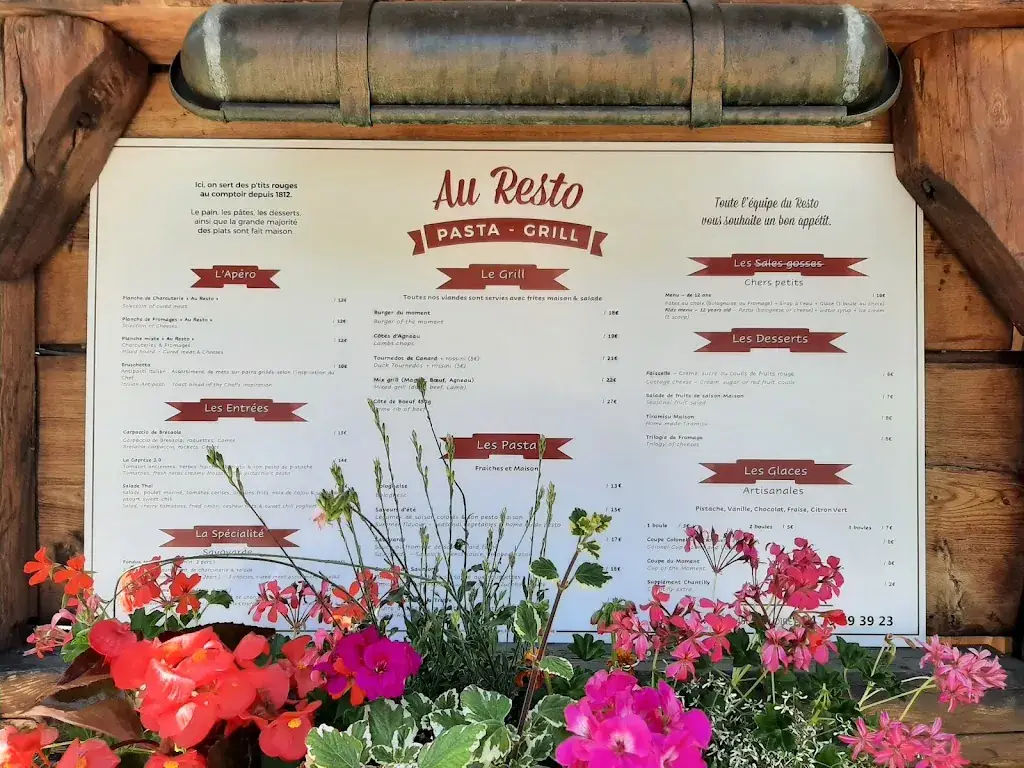Menu_Au Resto Pasta Grill_Valloire_image_4