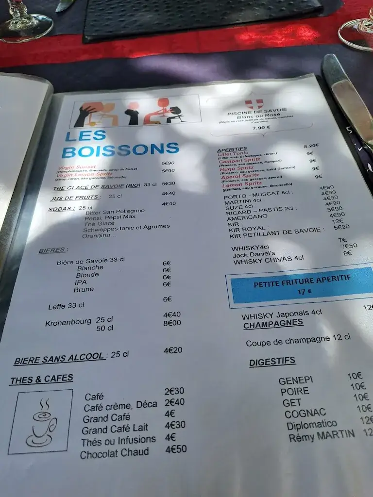 Menu_Les Acacias Bellevue - Hotel et Restaurant - Veyrier du Lac_Veyrier-du-Lac_image_1