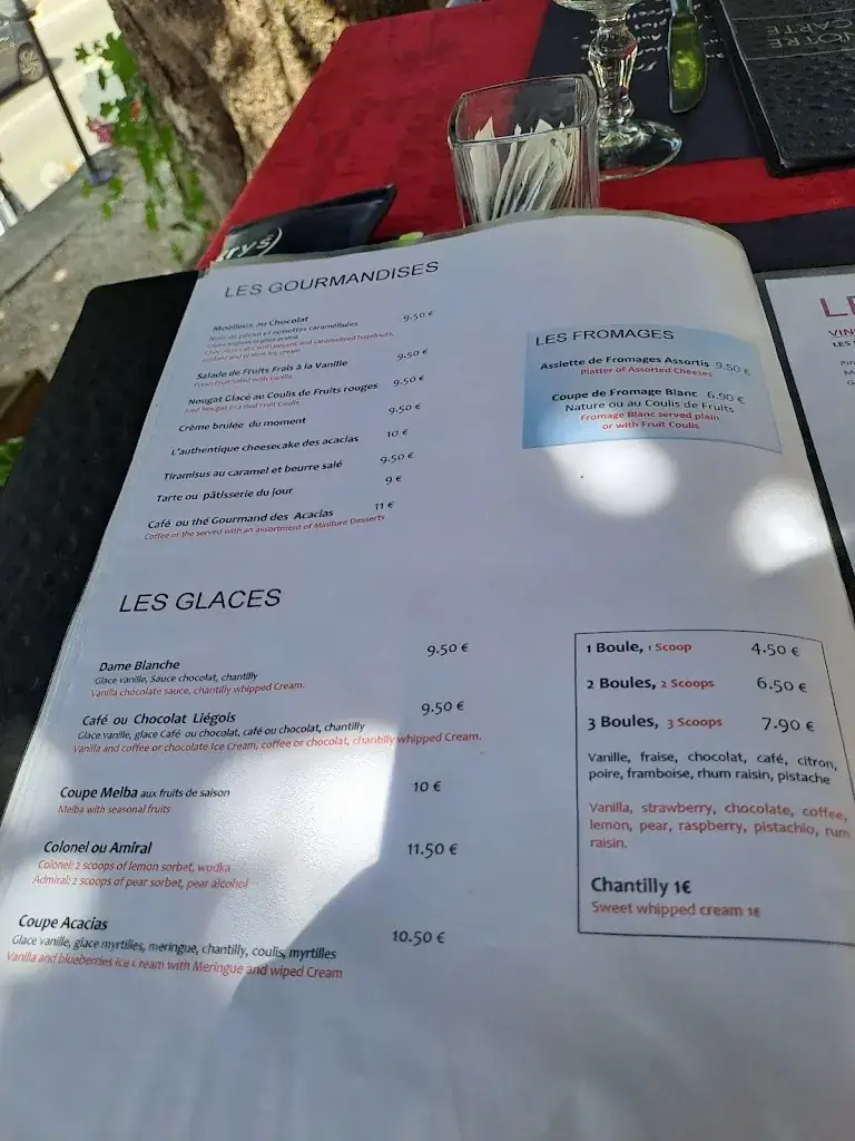 Menu_Les Acacias Bellevue - Hotel et Restaurant - Veyrier du Lac_Veyrier-du-Lac_image_3