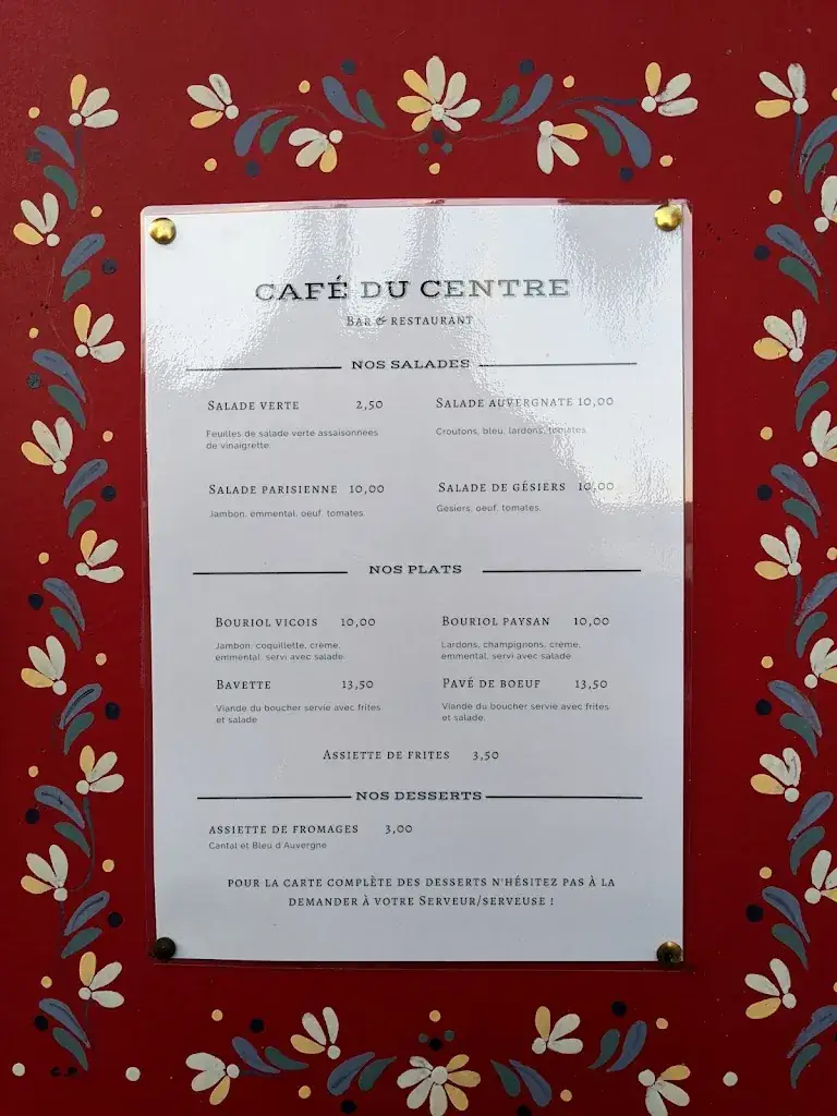 Menu_Café du centre_Vic-sur-Cère_image_3