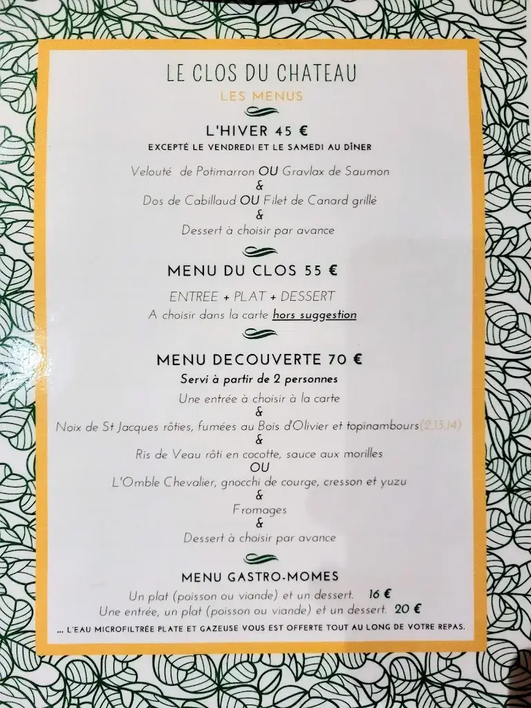 Menu_Le Clos du Château_Pringy_image_4