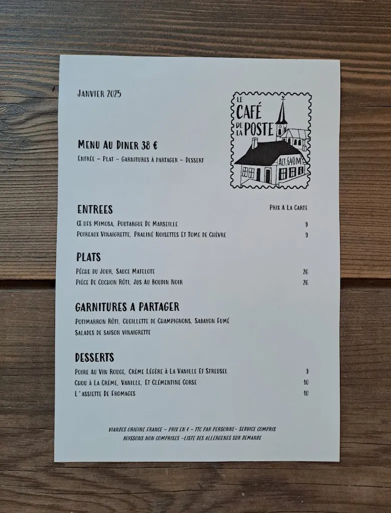 Menu_Le Café de la Poste_Nâves-Parmelan_image_1