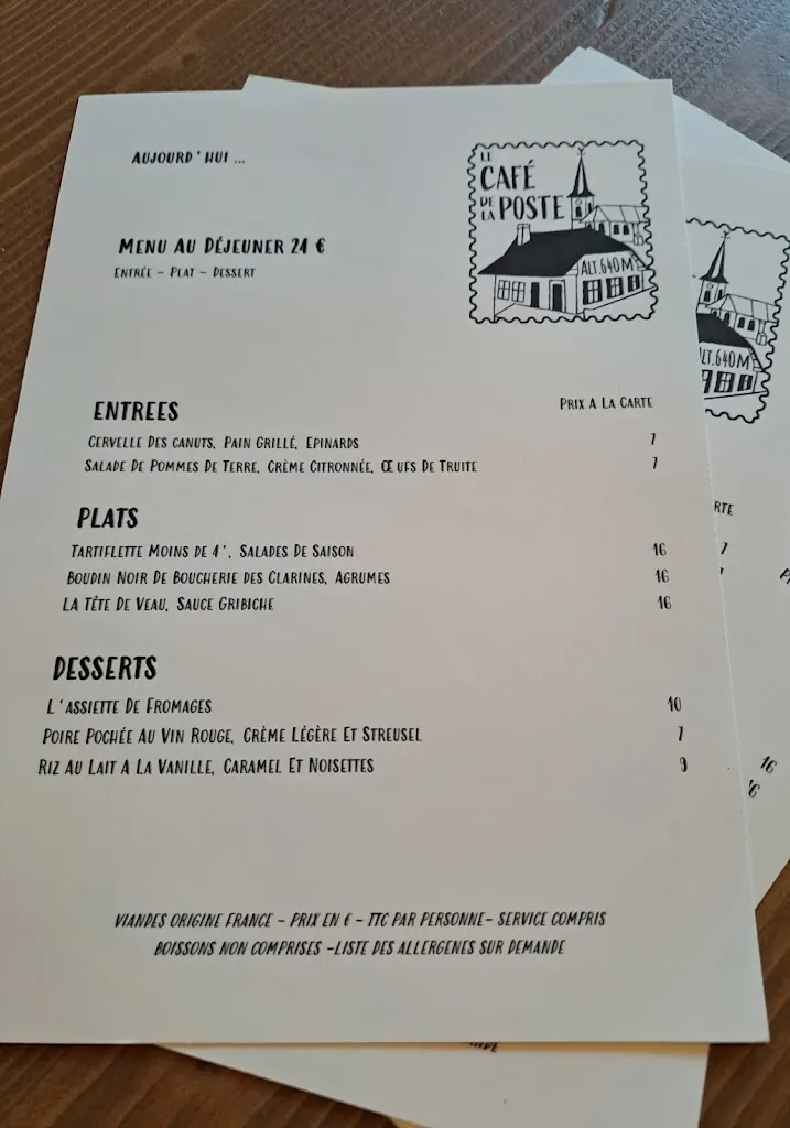 Menu_Le Café de la Poste_Nâves-Parmelan_image_2