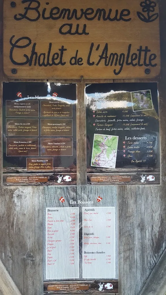 Menü_Chalet Restaurant de L'Anglettaz_Fillière_Bild_1