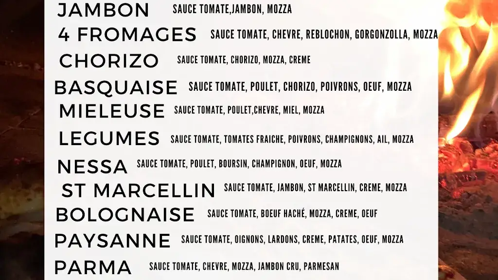 Menu_Pizzéria La Toscane_Villars-les-Dombes_image_1