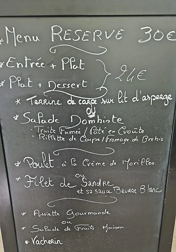 Menu_Restaurant la Réserve_Villars-les-Dombes_image_2