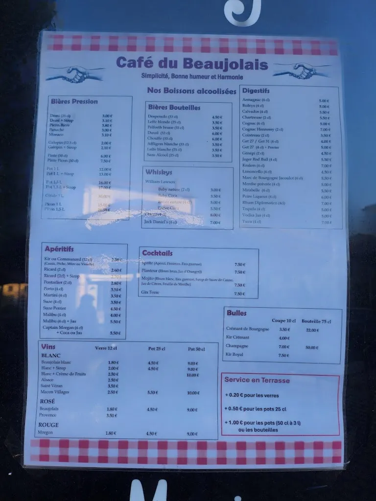 Menu_Café Du Beaujolais_Villié-Morgon_image_1