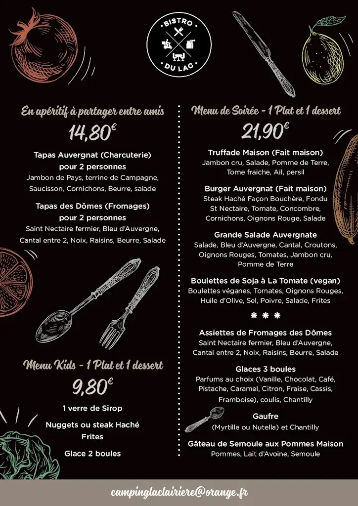 Menu_Bistro du Lac_Aydat_image_1