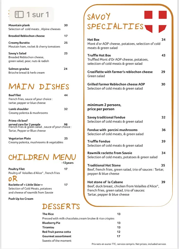 Menu_La Cabane - Restaurant_Thorens_image_3