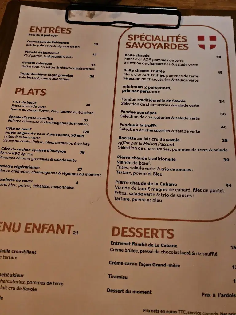 Menu_La Cabane - Restaurant_Thorens_image_4
