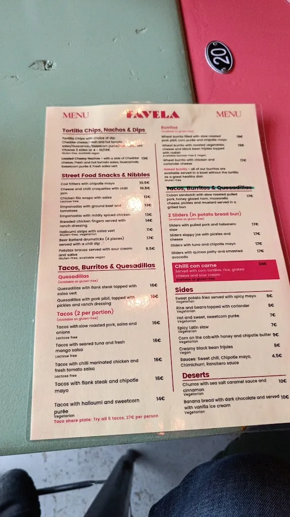 Menu_FAVELA - TERRACE, BAR & KITCHEN_Thorens_image_2