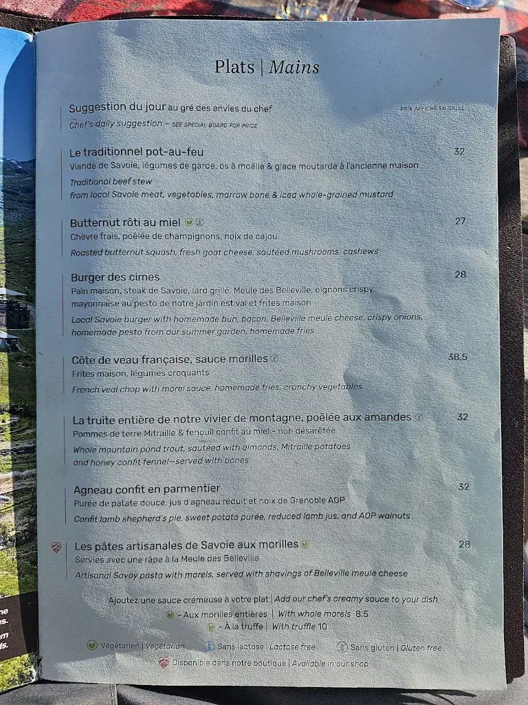Menu_Restaurant Chez Pépé Nicolas, Val Thorens_thorens_image_2