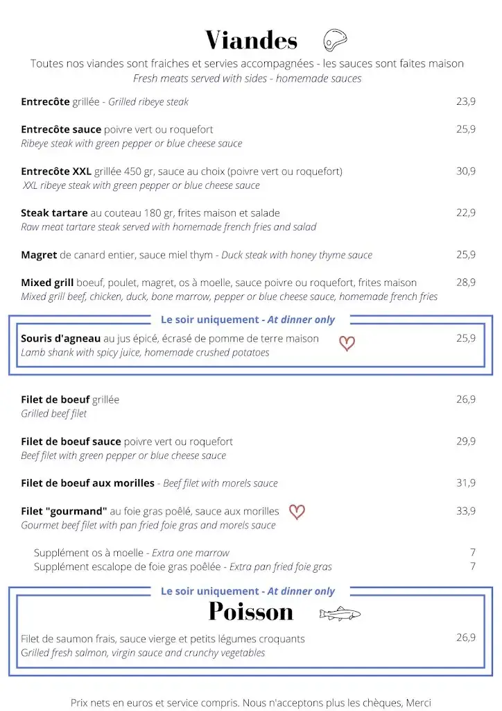 Menu_Restaurant La Chaumière Val Thorens_THORENS_image_3