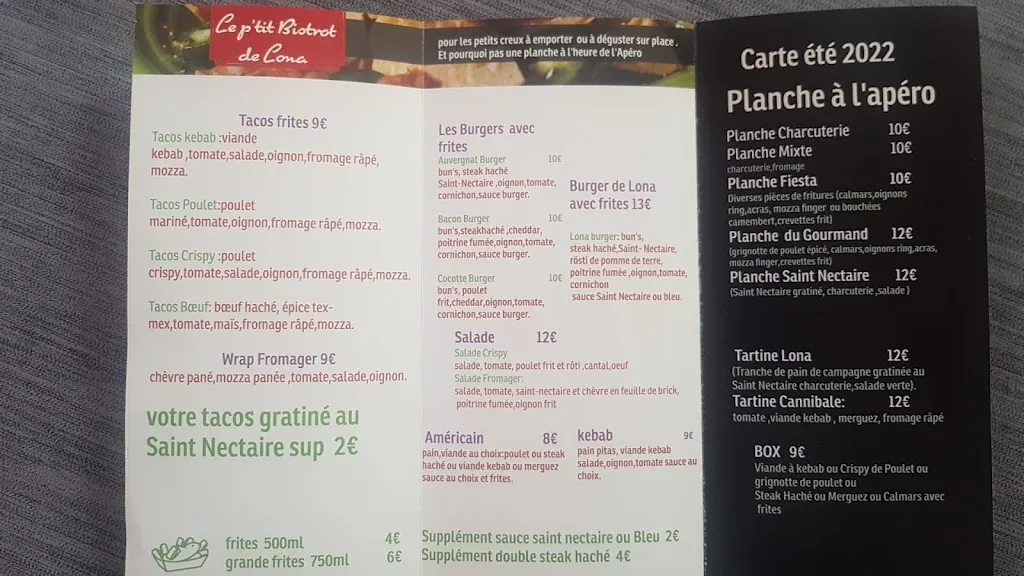 Menu_Le p'tit bistrot de lona_Aydat_image_1