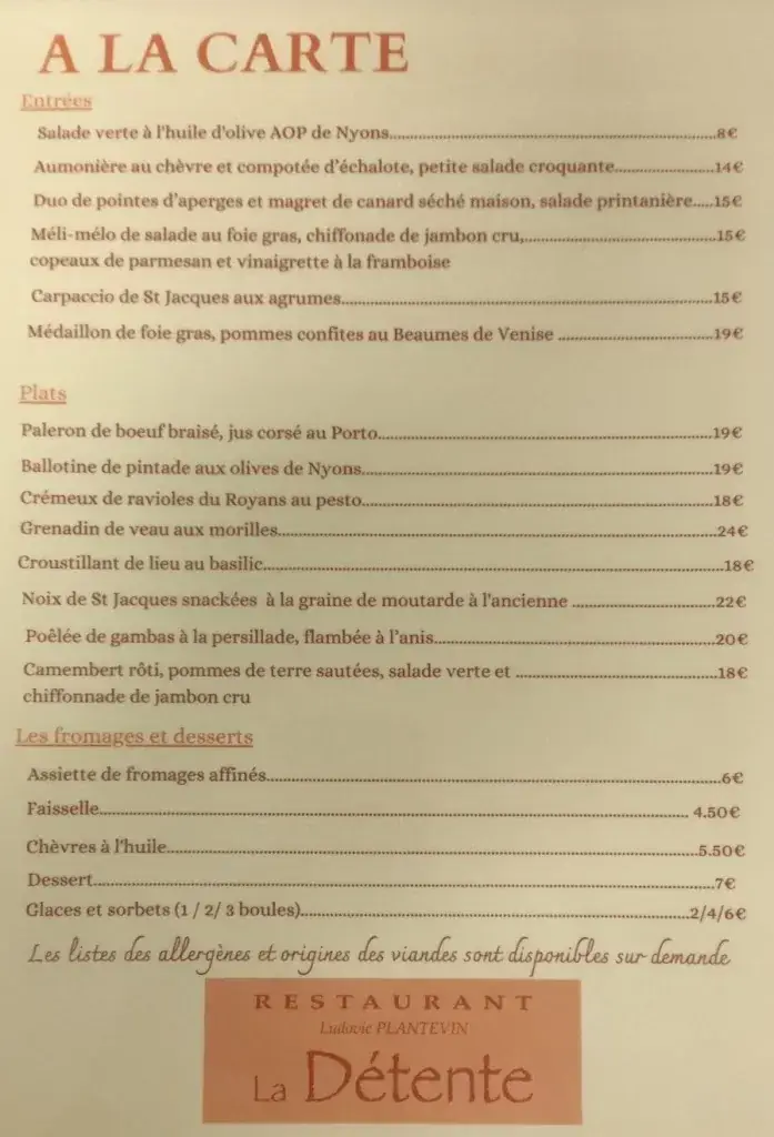 Menu_La Détente_Vinsobres_image_1