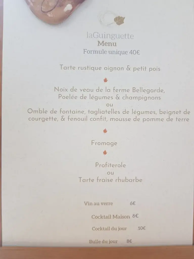 Menu_la Guinguette restaurant et chambres d'hôtes_Panissage_image_2