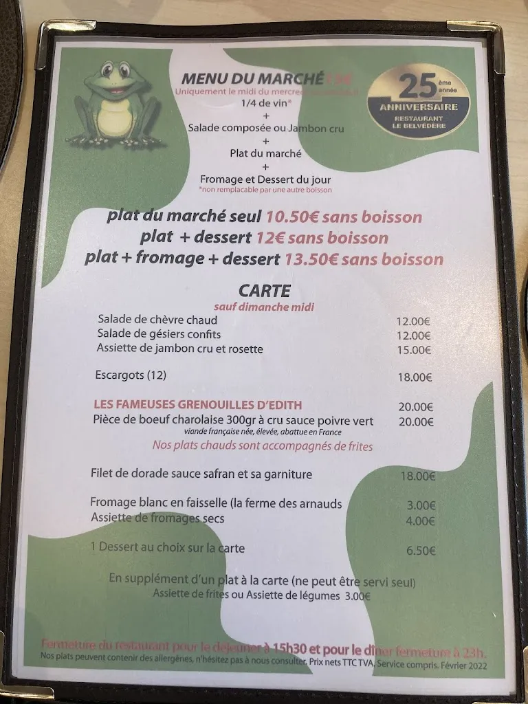 Menu_Auberge du Belvédère_Commelle-Vernay_immagine_4