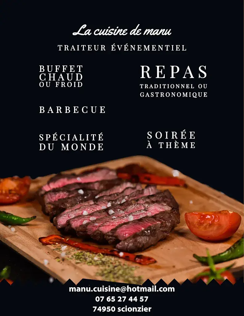 Menü_La Cuisine de Manu - restaurant, traiteur_Viriville_Bild_4