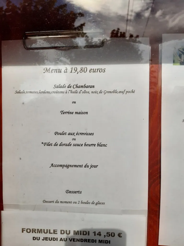 Menu_L'Auberge des Chasseurs_Viriville_image_4