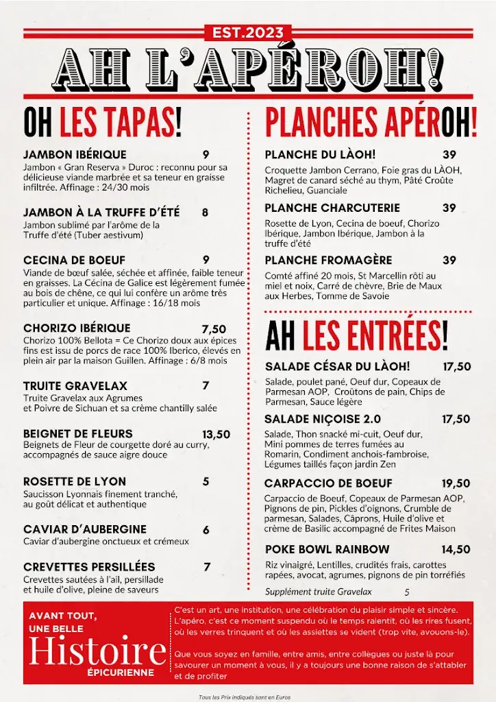 Menü_Bistrot LÀOH! Voiron_Voiron_Bild_4