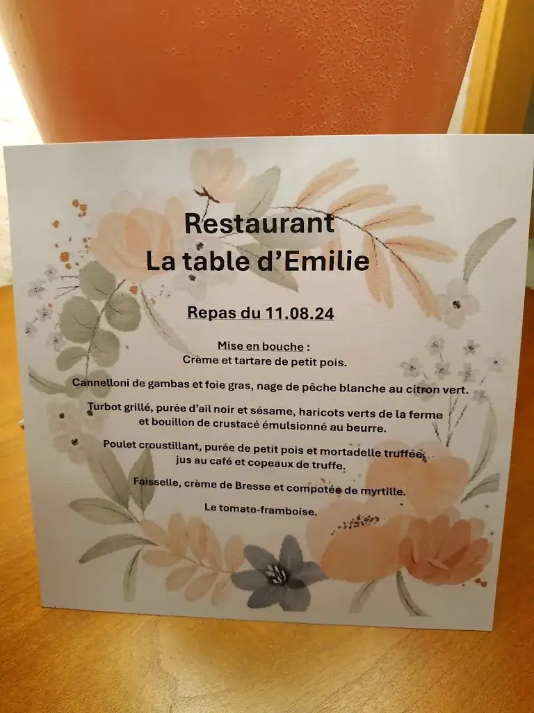 Menu_La Table d'Émilie_Viuz-en-Sallaz_image_1
