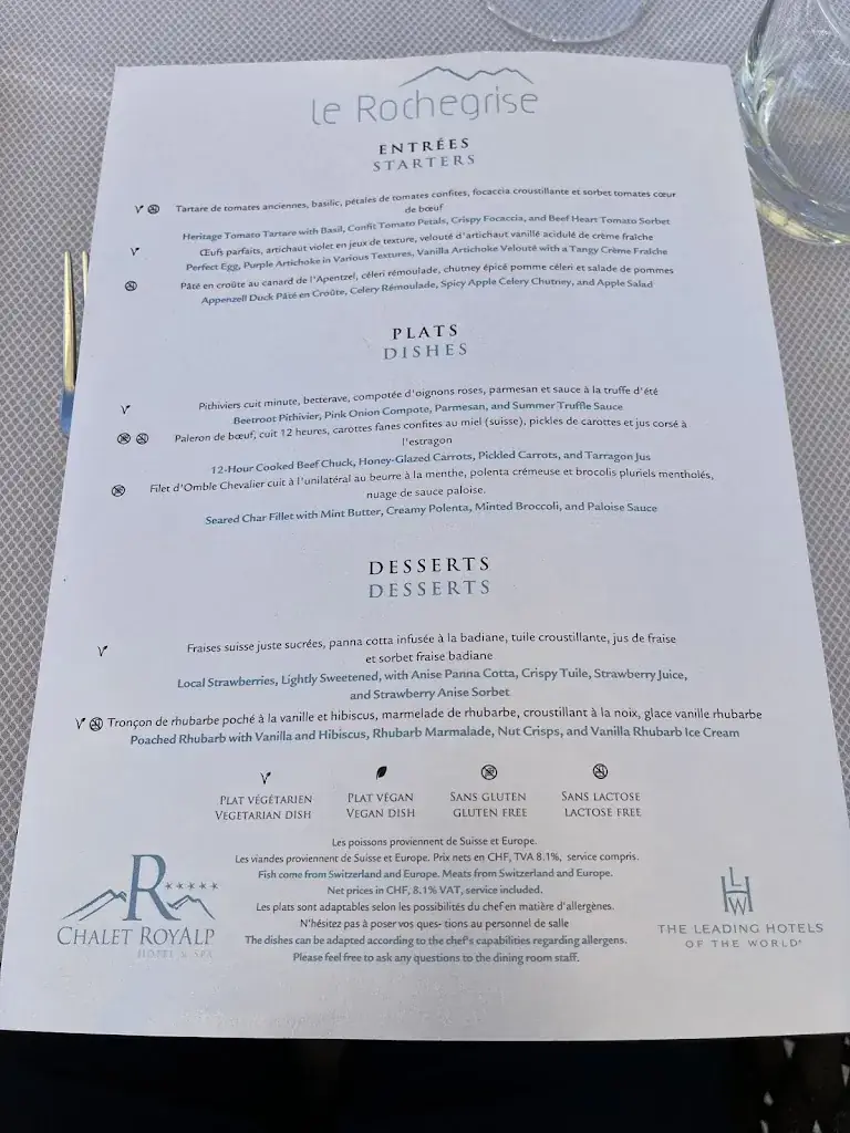 Menu_Restaurant Le Rochegrise_Villars-St-Ollon_image_1