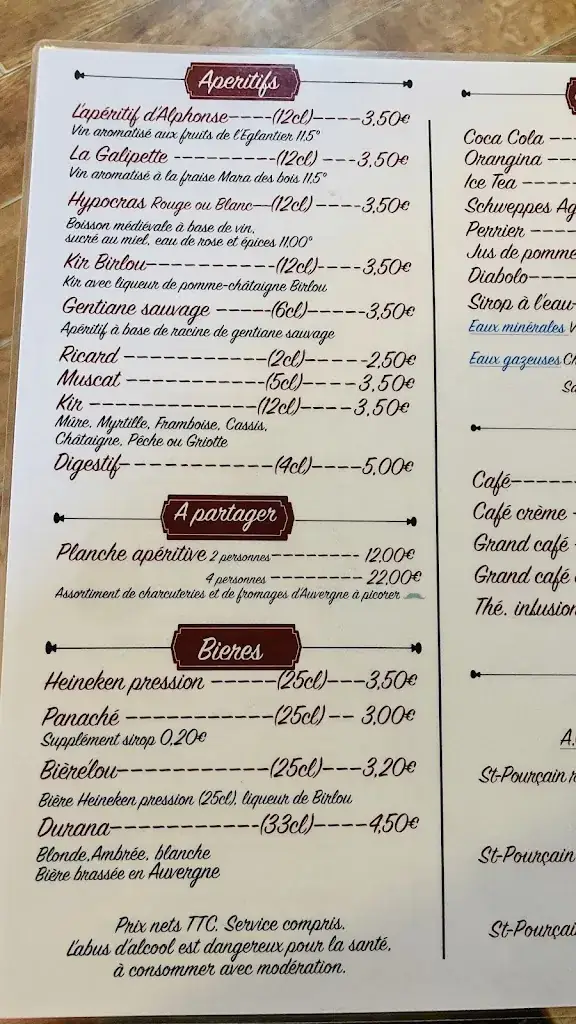 Menu_Auberge la Grange d'Alphonse_Saint-Nectaire_image_3