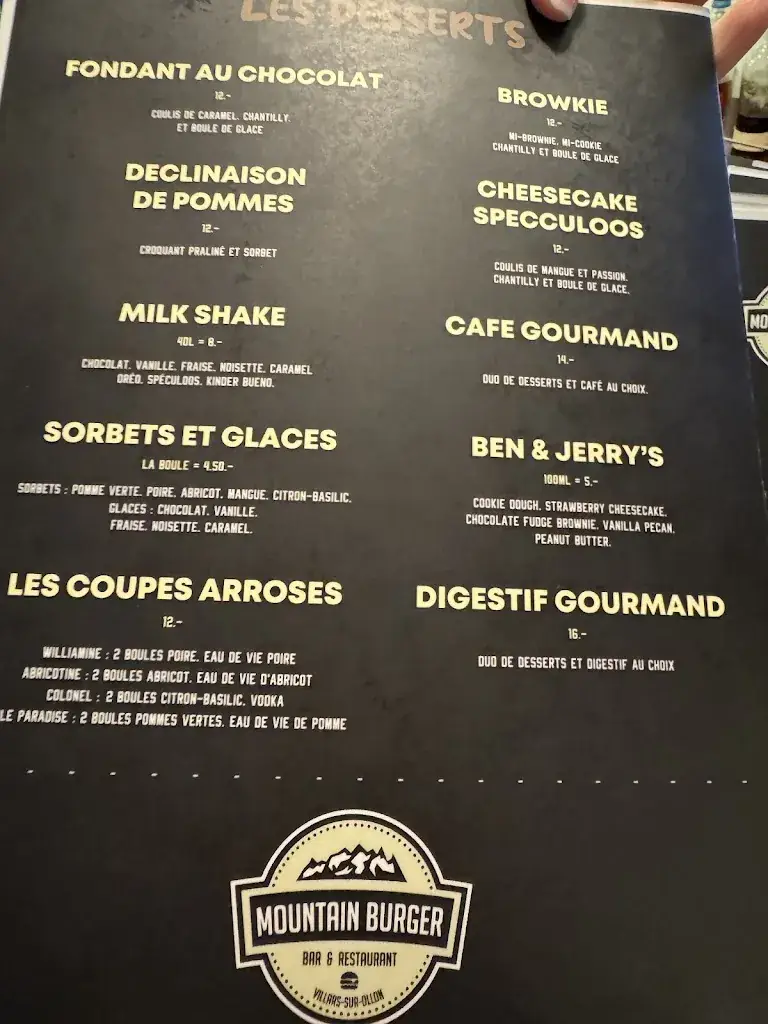 Menu_Mountain Burger_Villars-sur-Ollon_image_4