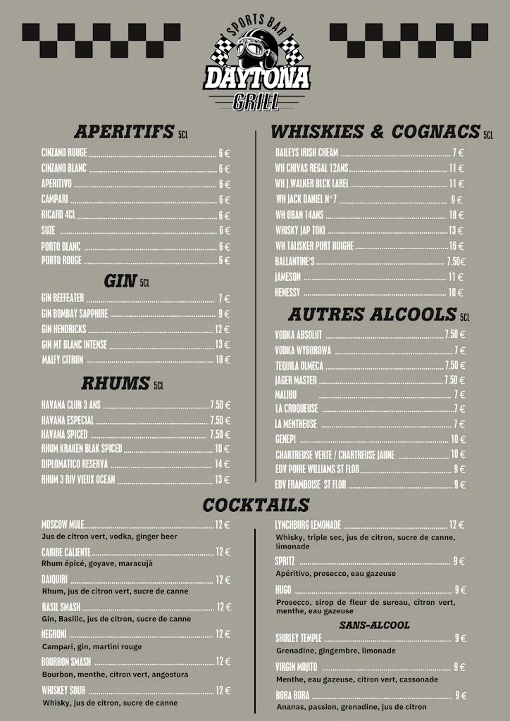 Menu_Daytona - Grill & Sports Bar_Viviers-du-Lac_image_1