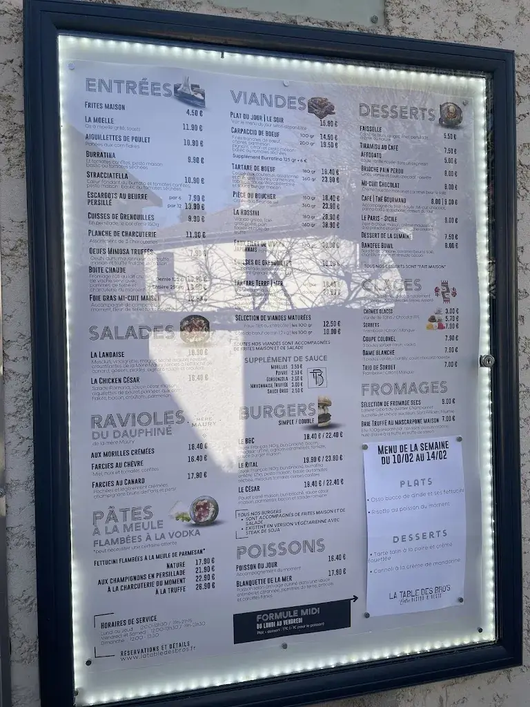 Restaurant La Table des Bro's Varces_Varces-Allières-et-Risset_menu_image_1