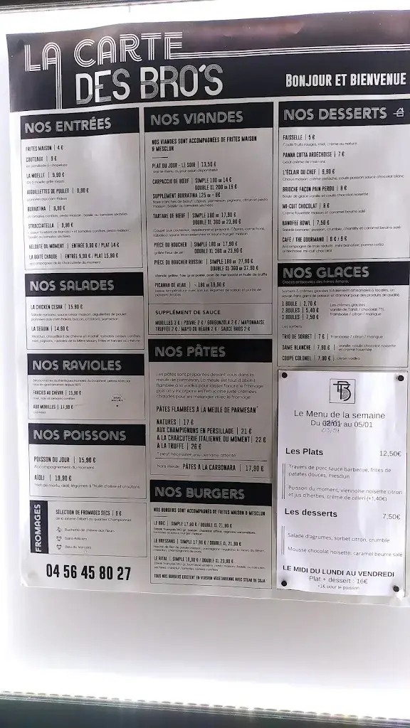 Menu_Restaurant La Table des Bro's Varces_Varces-Allières-et-Risset_image_2