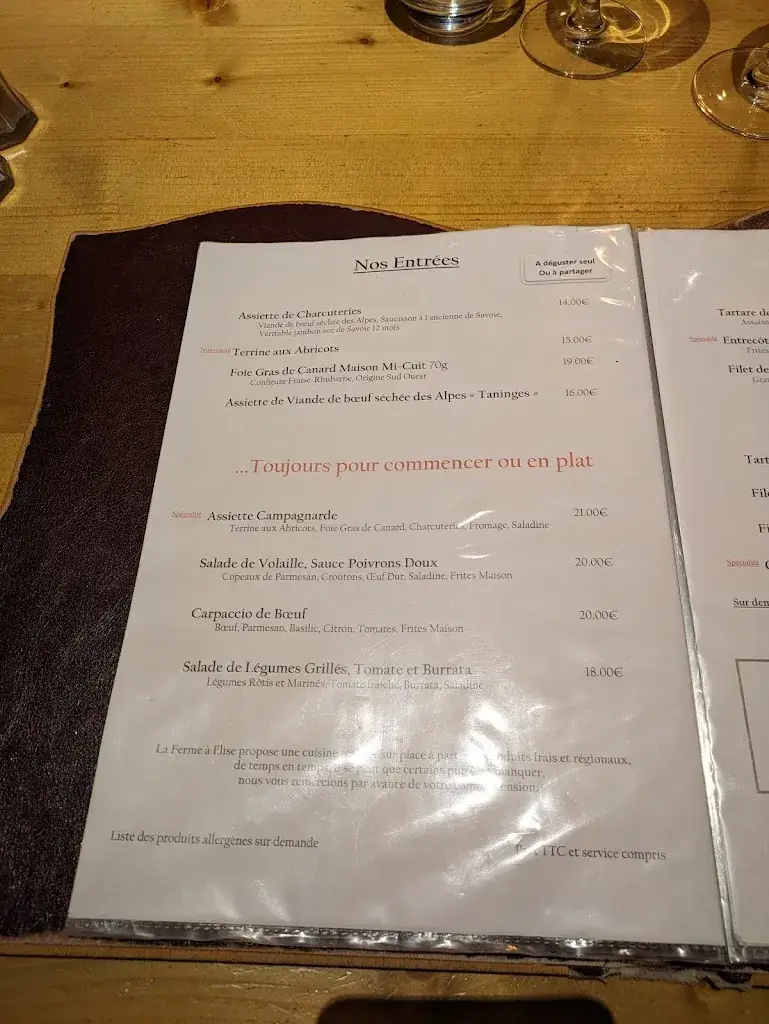 Menu_La Ferme à Elise_Saint-Cergues_image_1