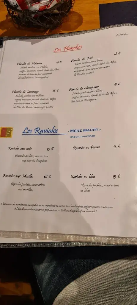 Menu_Le Matafan_Villard-de-Lans_image_2