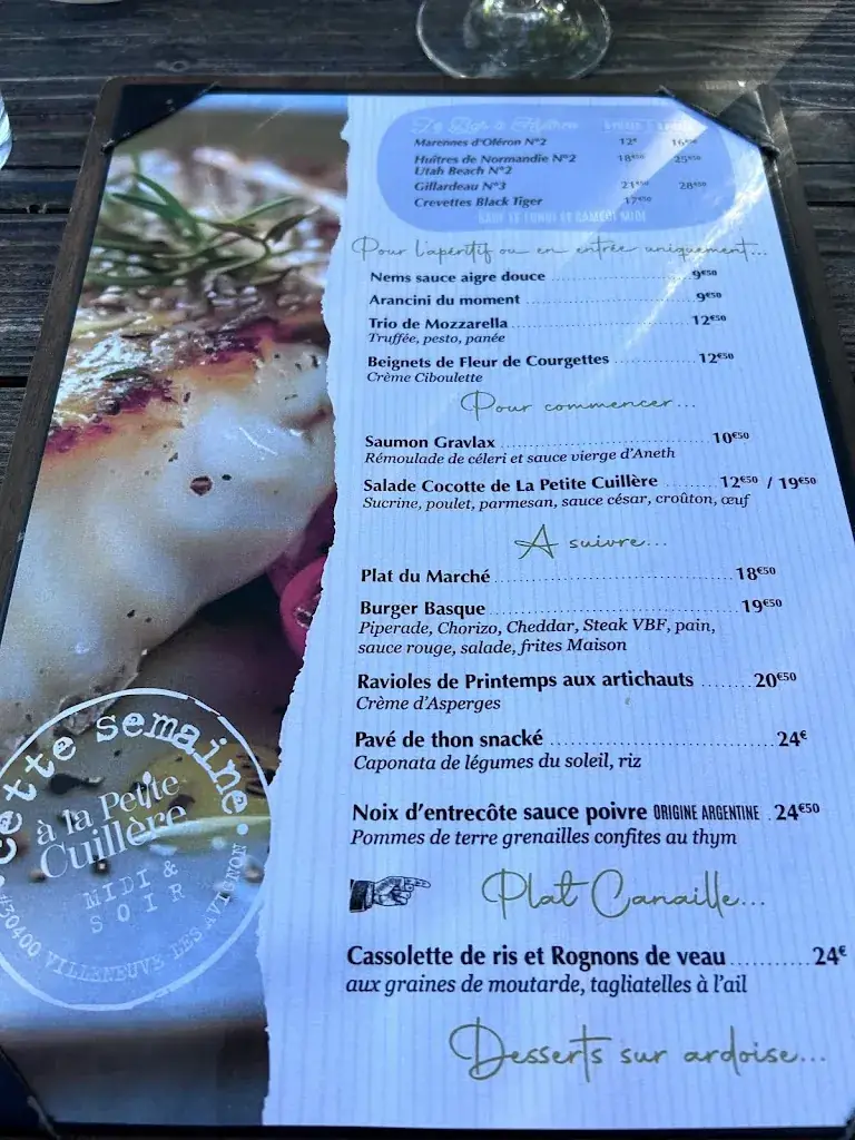 Menu_La Petite Cuillère_Villeneuve-lès-Avignon_image_2