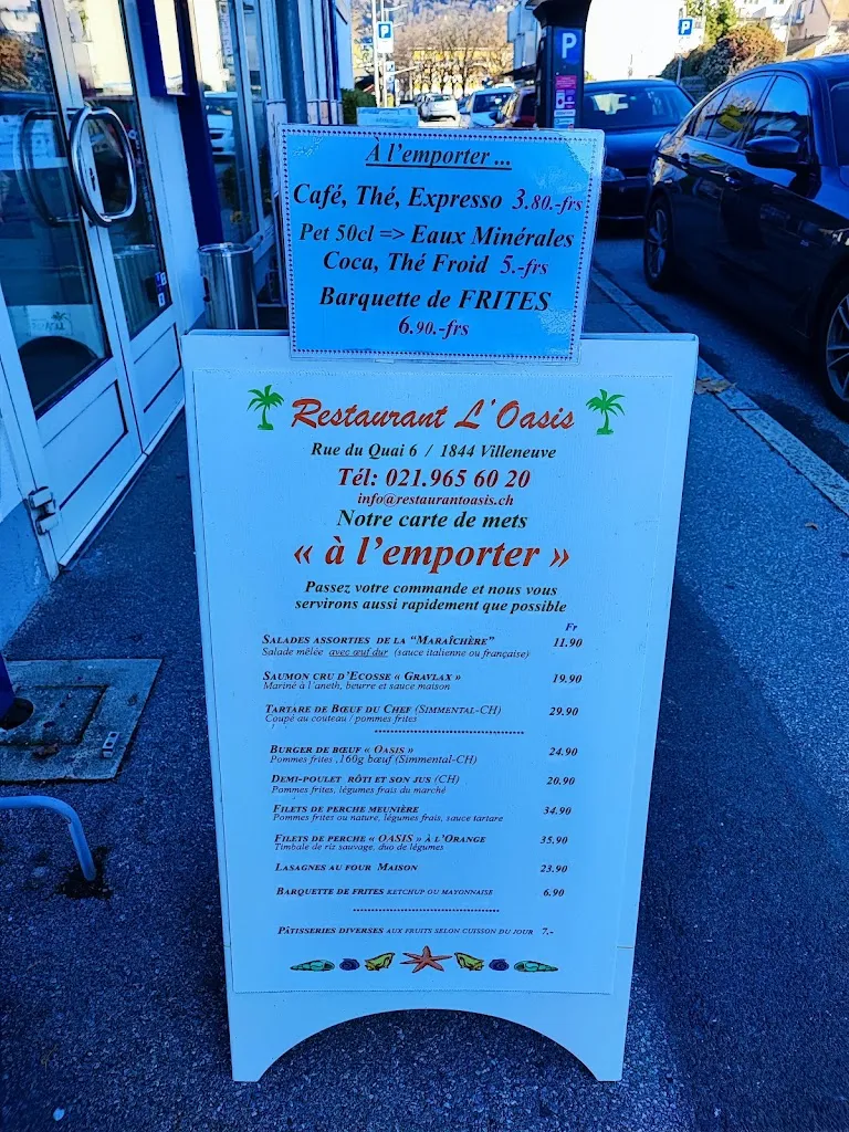 Menu_Restaurant l'Oasis_Villeneuve_image_2