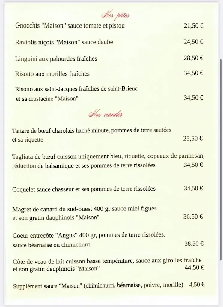 Menu_La Cabane Villeneuve-Loubet_Villeneuve-Loubet_immagine_3