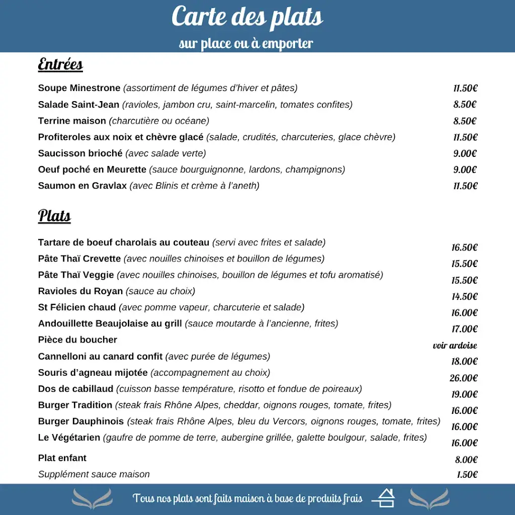 Menu_Les Walkyries_Voreppe_immagine_1