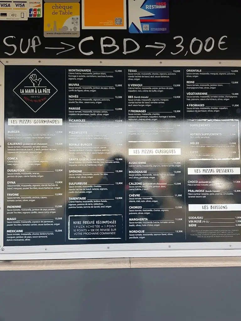 Menu_La main à la pâte, Food truck Pizza Savoie_Yenne_image_1