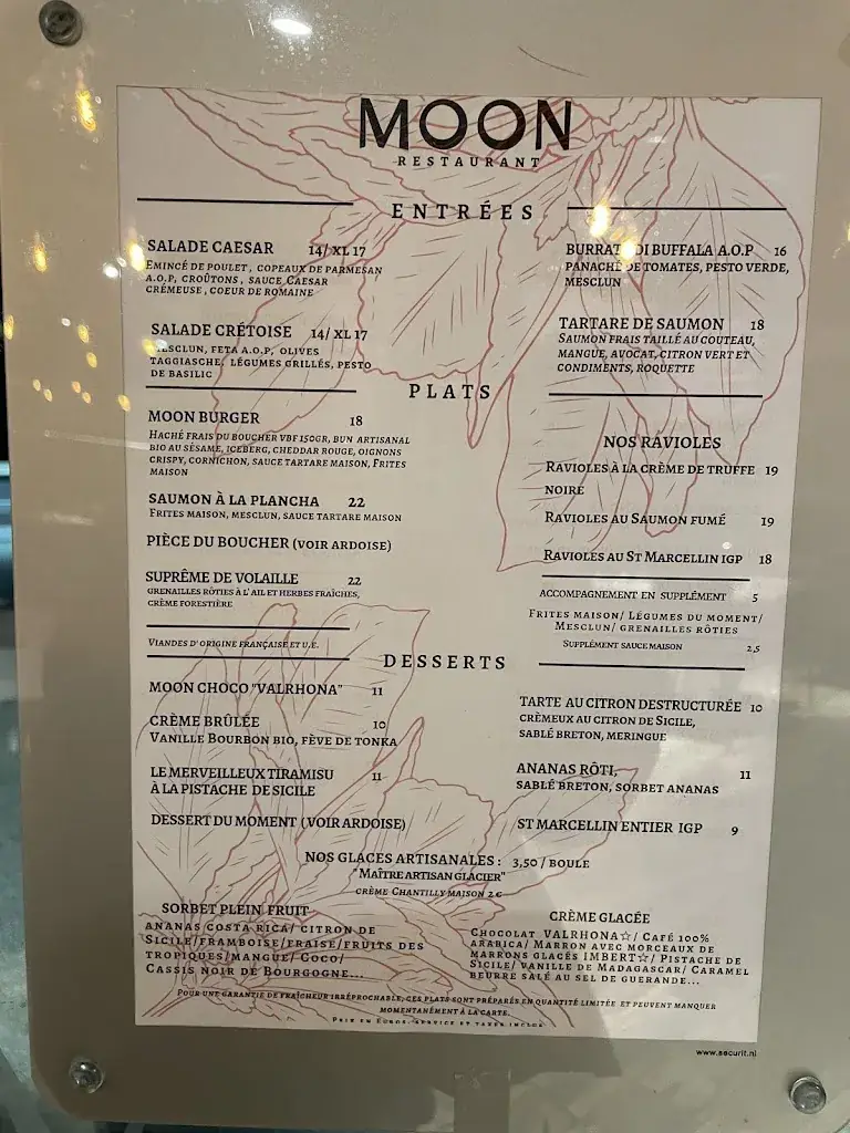 Menu_MOON RESTAURANT®, Villeurbanne/Lyon_Villeurbanne_image_2