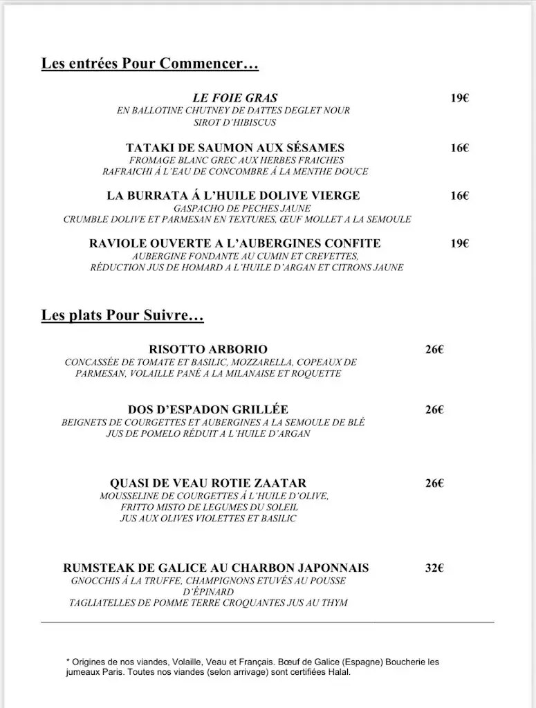 Menu_Cuisine En Ville - Restaurant Halal_Villeurbanne_immagine_1